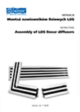 User's Manual - Assembly of LDS linear diffuser