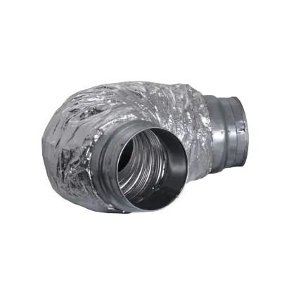 Photo of product
            Flexible Schalldämpfer mit Ummantelung aus aluminiumbeschichtetem Polyestergewebe