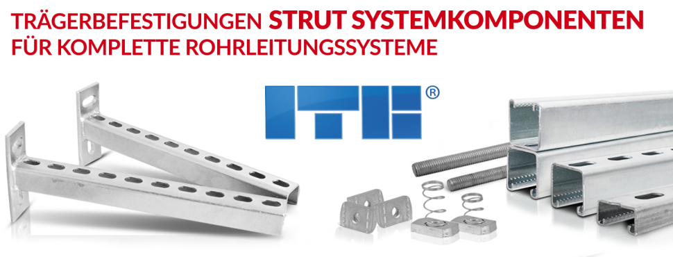 NTA: Strut System for fastening and suspension of ductwork