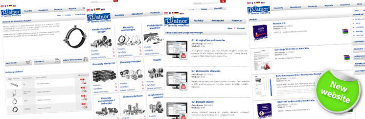 Neue Webseite von Alnor 