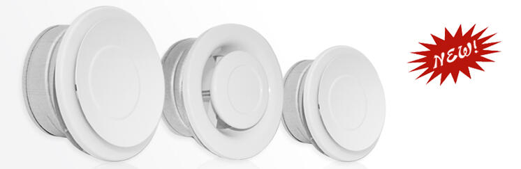 Neue Lüftungsventile KWV und KNV