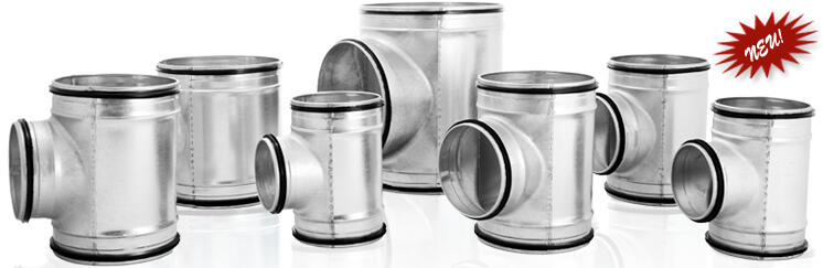 Neu – gepreßte T-Stücke