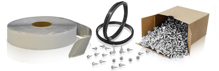 Dichtheitsklasse „D” mit Schrauben für Ventilationskanäle