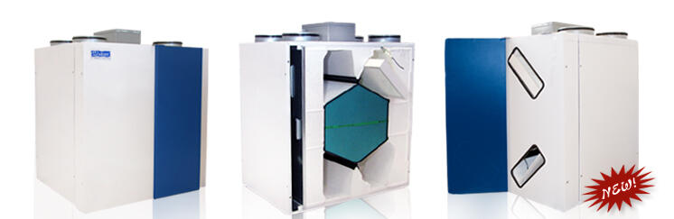 Neuheit -  Rekuperator mit Wärmerückgewinnung bis zu 95%