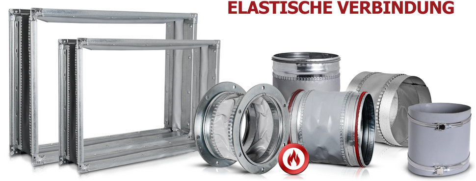 Macht die mechanische Lüftung viel zu viel Lärm? - Wählen Sie unsere elastischen Dämpfverbindungen