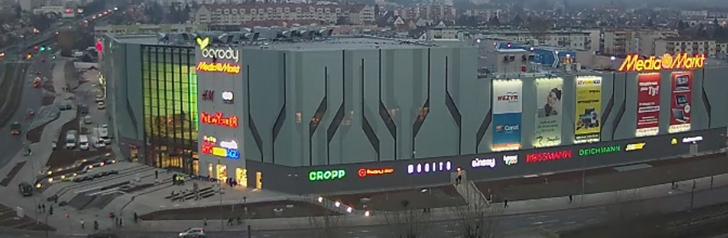 Einkaufszentrum Galeria Ogrody in Elbląg  – flexible Leitungen