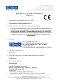Leistungserklärung FDA-12 und FDA2-12 Brandschutzklappen - Nr. 030/06/2020