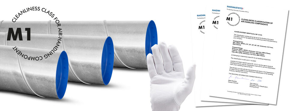 The cleanest ductwork only with M1 cleanliness class