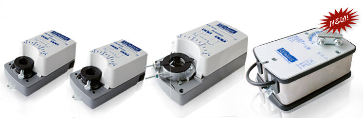 Neue Drosselklappenantriebe im Angebot von Alnor